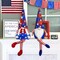 2 Pcs 4th of July Patriotic Gnomes – Handmade Plush Mr. & Mrs. Swedish Tomte Ornaments for Patriotic Party Table, Home, Mantle, and Fireplace Décor